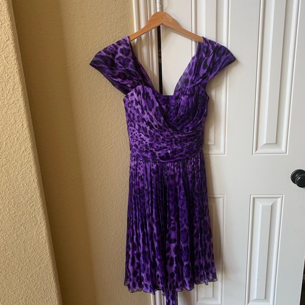 Dolce and Gabbana silk cocktail dress